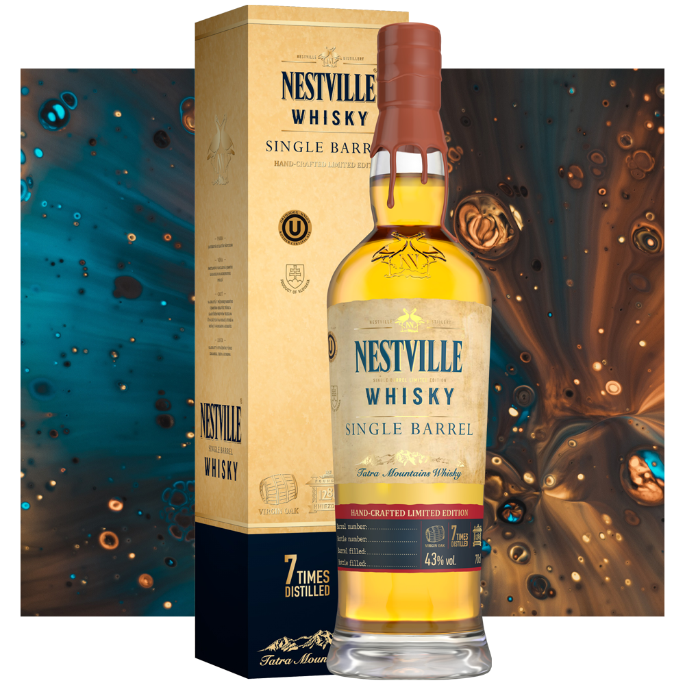 Nestville Whisky Single Malt Single Cask 45% 0,7L v darčekovej krabičke -  Nestville Park
